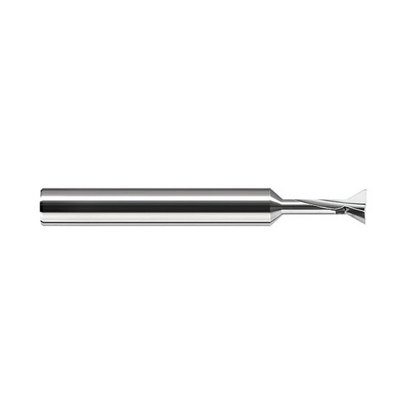 0.3750 in. 3/8 Cutter dia. x 1/4 in. Neck Length x 60Deg included Carbide Dovetail Cutter, 3 Flutes